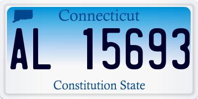 CT license plate AL15693