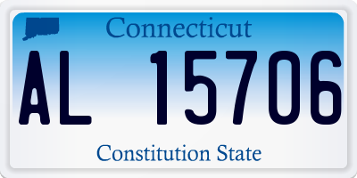 CT license plate AL15706