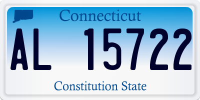 CT license plate AL15722