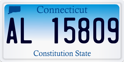 CT license plate AL15809