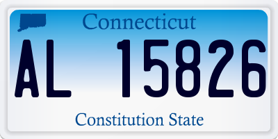 CT license plate AL15826