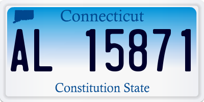 CT license plate AL15871