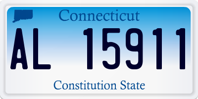 CT license plate AL15911
