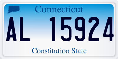 CT license plate AL15924