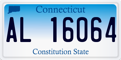 CT license plate AL16064
