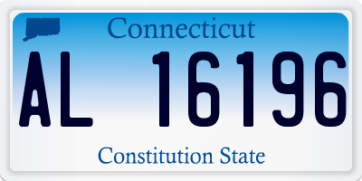 CT license plate AL16196