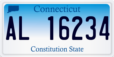 CT license plate AL16234