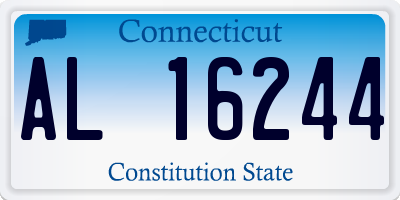 CT license plate AL16244