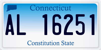 CT license plate AL16251