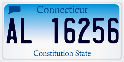 CT license plate AL16256