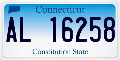 CT license plate AL16258