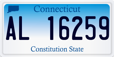 CT license plate AL16259