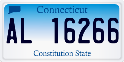 CT license plate AL16266