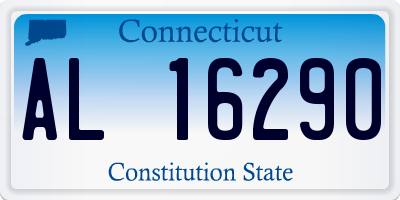 CT license plate AL16290