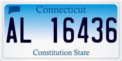 CT license plate AL16436
