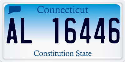 CT license plate AL16446