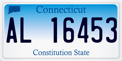 CT license plate AL16453