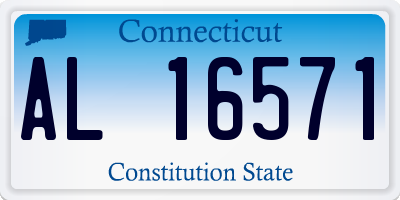 CT license plate AL16571