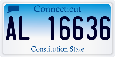 CT license plate AL16636
