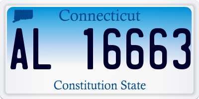 CT license plate AL16663