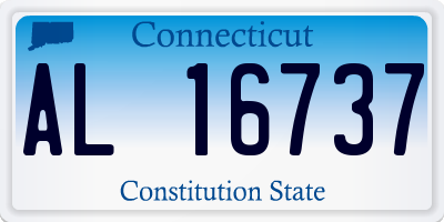 CT license plate AL16737