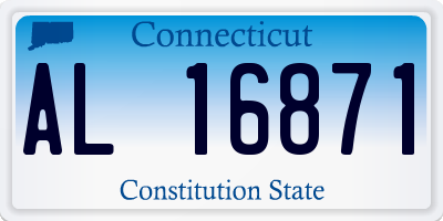 CT license plate AL16871