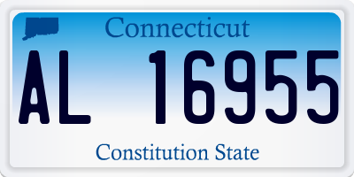CT license plate AL16955