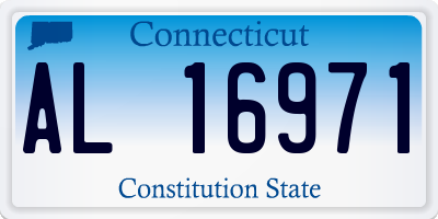 CT license plate AL16971