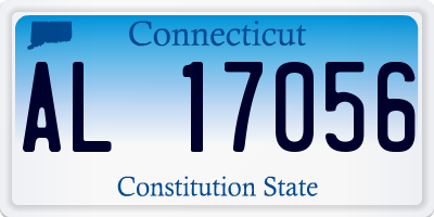 CT license plate AL17056