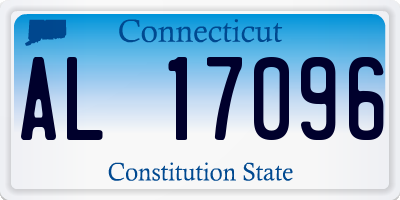 CT license plate AL17096