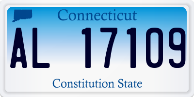 CT license plate AL17109