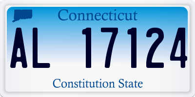CT license plate AL17124