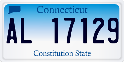 CT license plate AL17129