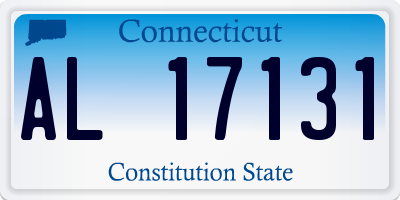 CT license plate AL17131