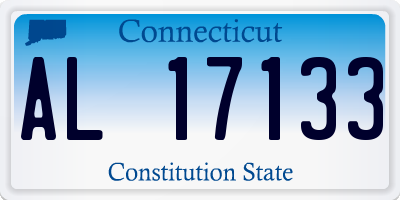CT license plate AL17133