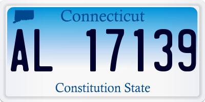 CT license plate AL17139
