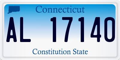 CT license plate AL17140