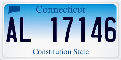 CT license plate AL17146
