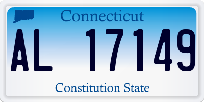 CT license plate AL17149