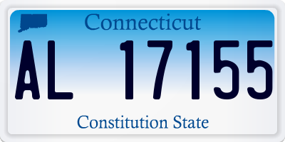 CT license plate AL17155