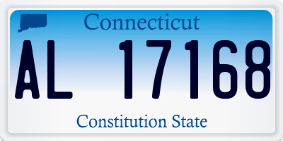 CT license plate AL17168