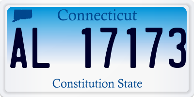 CT license plate AL17173