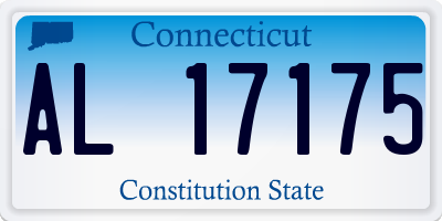 CT license plate AL17175