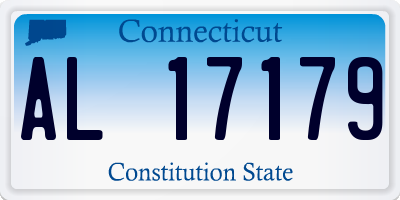 CT license plate AL17179