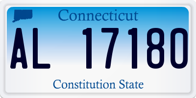 CT license plate AL17180