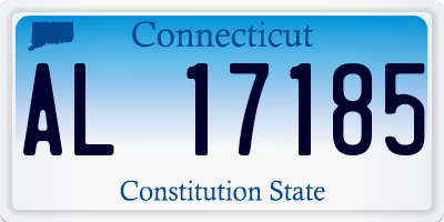 CT license plate AL17185