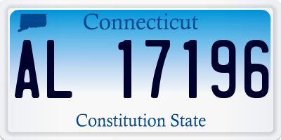CT license plate AL17196