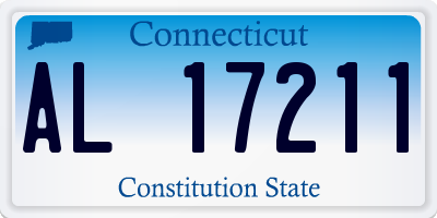 CT license plate AL17211
