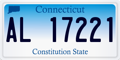CT license plate AL17221