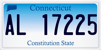 CT license plate AL17225